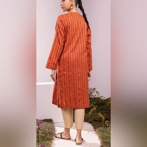 FABINDIA silk viscose long sleeve striped shirt dress Kurti pockets size 6 or M